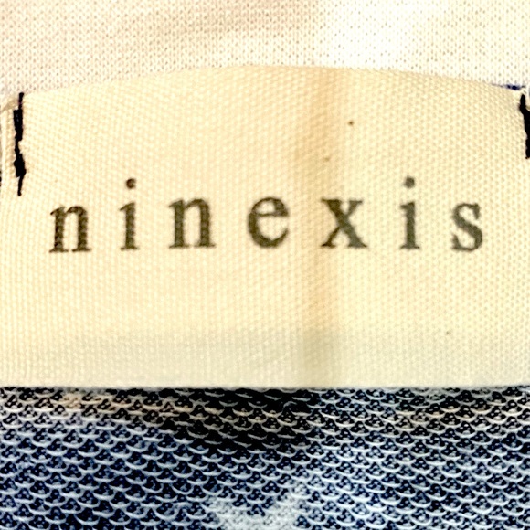 NWOT Navy & White Stars and Stripes Color Block Pocket Tee - Picture 7 of 15